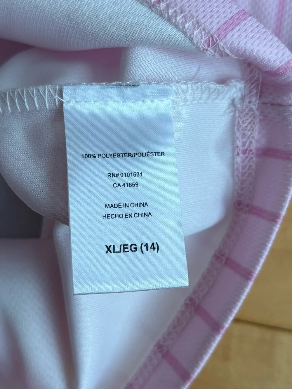 Sanrio Hello Kitty Pink Striped Tennis Graphic Short Sleeve Tee